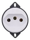 Ver imagem 1 de Tomada Piso 2p T 10a 250v Branca Ref 9777-2 - Blux