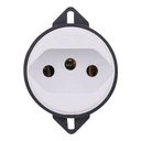 Ver imagem 1 de Tomada Piso 2p T 10a 250v Branca Ref 9777-2 - Blux