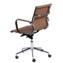 Ver imagem 4 de Cadeira Diretor Boston Giratória com Regulagem de Altura À Gás Esteirinha Caramelo
