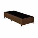Ver imagem 1 de Base Box Blindado Solteiro Homequeen Suede Marrom 40x78x188
