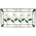 Ver imagem 3 de Quadro Decorativo Rustico de Ferro com Flores para Parede Colonial Libertas Rosas Artesanato Margari