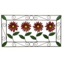 Ver imagem 1 de Quadro Decorativo Rustico de Ferro com Flores para Parede Colonial Libertas Rosas Artesanato Margari