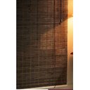 Ver imagem 4 de Persiana Bambu Rolo Marrom 120 (l) X 220 (a) Cm Cortina Madeira Roller 1,20 X 2,20 Marrom