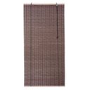 Ver imagem 1 de Persiana Bambu Rolo Marrom 120 (l) X 220 (a) Cm Cortina Madeira Roller 1,20 X 2,20 Marrom