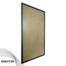 Moldura 50x70cm com Fundo sem Vidro Foto Poster Quadro Decorativo Imagem Sala:preto - 2