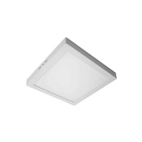 Painel Plafon LED 24W Sobrepor Quadrado Branco Quente St1873