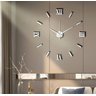 Relógio Grande De Parede 3D Luxo Adesivo Autocolante Arte De Moda De Decoração Para Casa Sala Quarto - 7