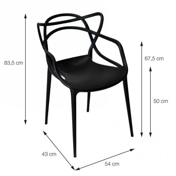 Kit 4 Cadeiras Solna Allegra Or Design - 5