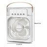 Ventilador Umidificador Climatizador Mini Refrigerador BBG AIR COOLER Branco - 2