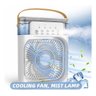 Ventilador Umidificador Climatizador Mini Refrigerador BBG AIR COOLER Branco - 3