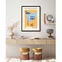 Ver imagem 1 de Quadro Decorativo Picasso The Ladies - 70x50cm:moldura Branca