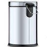 Lixeira Inox com Pedal e Balde 3l e Alça Externa Decorline - Brinox 3040/201 - 3