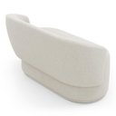 Ver imagem 5 de Namoradeira Decorativa Orgânica Mavi 02 Lugares Bouclê Creme - Desk Design