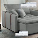 Ver mais imagens de Poltrona Cama 110cm Detroid Elegance Móveis Linho