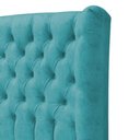 Ver imagem 3 de Cabeceira Queen Everest P02 160cm para Cama Box Suede - Doce Sonho Móveis Azul Turquesa