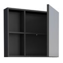 Ver imagem 2 de Conjunto Gabinete AME Para Banheiro Com Toucador e Espelheira Com Prateleiras Para Objetos Lavatório