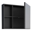 Ver imagem 2 de Conjunto Gabinete AME Para Banheiro Com Toucador e Espelheira Com Prateleiras Para Objetos Lavatório
