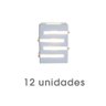 12 Arandela 4 Aletas 2 Fachos Abertos G9 Branca Muro ALZ38 - 1