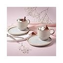 Ver imagem 1 de Conjunto 6 Xícaras de Chá Empilhável Latte Bege Porto Brasil