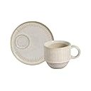 Ver imagem 2 de Conjunto 6 Xícaras de Chá Empilhável Latte Bege Porto Brasil