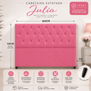 Ver imagem 2 de Cabeceira Casal Queen de Cama Box Estofada Eliana 160 cm Veludo