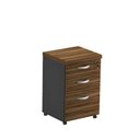 Ver imagem 1 de Gaveteiro Volante 3 gavetas MARANELLO Nogal/Preto - 1351