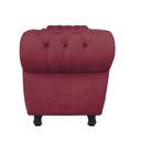 Ver imagem 4 de Sofá Retrô com Baú Grécia 1,95M Namoradeira Calçadeira Suede Rosê D'Rossi