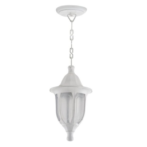 Pendente Colonial Plástico 52 Cm Externo Branco Vintage