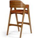 Ver imagem 7 de Kit 04 Banquetas Altas para Cozinha Sala de Jantar Bar Suran L02 Couríssimo Camel - Lyam Decor