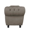 Ver imagem 4 de Sofá Retrô com Baú Grécia 1,95M Namoradeira Calçadeira Suede Marrom Rato D'Rossi