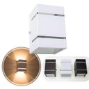 Ver imagem 1 de Arandela Alumínio 2 focos frisos externa interna ST327