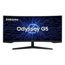 Monitor Gamer Curvo Samsung Odyssey 34", Ultra Wqhd, 165Hz, 1Ms, Tela Ultrawide, HDMI, Display Port - 1