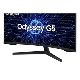 Monitor Gamer Curvo Samsung Odyssey 34", Ultra Wqhd, 165Hz, 1Ms, Tela Ultrawide, HDMI, Display Port - 5