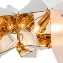 Ver imagem 6 de Pendente Starlux Branco e Ouro para 8 Lâmpadas E14 St1846