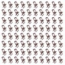 Ver imagem 4 de Kit 20 Jogos De Mesa Dobravel Com 4 Cadeiras Tampo Redondo 70X70 Imbuia - Marrom
