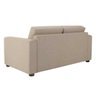 Sofá-Cama Herval Elastic, 3 Lugares, com Colchão de Casal, Linho Bege - 2