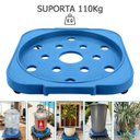 Ver imagem 3 de Suporte Movel Pallet Rodas Giratorias Botijao de Gas Galao de Agua Vaso Suporte Resistente Versatil