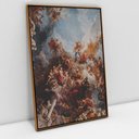 Ver imagem 1 de Quadro Decorativo em Canvas Pintura Renascentista TaColado Moldura Flutuante 4,5cm Freijó 120 x 80cm