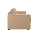 Ver imagem 3 de Sofá-cama Herval Elastic, 3 Lugares, com Colchão de Casal, Corano Creme
