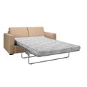 Ver imagem 1 de Sofá-cama Herval Elastic, 3 Lugares, com Colchão de Casal, Corano Creme