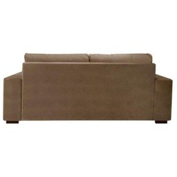 Sofá-Cama Herval Piece, com Colchão de Casal, 3 Lugares, Camurça Animale Marrom - 3 Sofá-Cama Herval Piece, com Colchão de Casal, 3 Lugares, Camurça Animale Marrom - 3