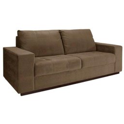 Sofá-Cama Herval Piece, com Colchão de Casal, 3 Lugares, Camurça Animale Marrom - 5 Sofá-Cama Herval Piece, com Colchão de Casal, 3 Lugares, Camurça Animale Marrom - 5
