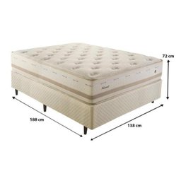 Cama Box Casal Herval Irland, Molas Maxspring, 72x138x188cm - 4