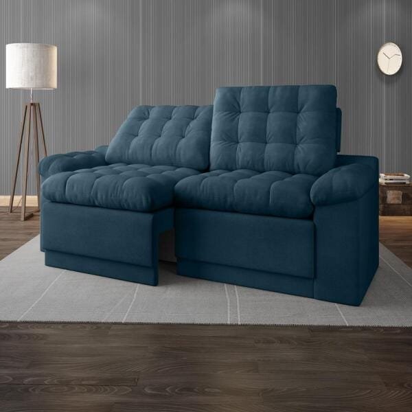 Sofá 4 Lugares Net Confort Assento Retrátil e Reclinável Royal 2,20M (L)