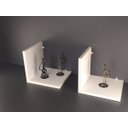 Ver imagem 4 de Prateleira L Decorativa Branca Em Mdf 20x20 Cm Kit 2 Peças