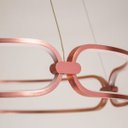 Ver imagem 3 de Lustre Pendente Lumina Led 50w ROSE GOLD Ø60cm Bb007 Bella St1388