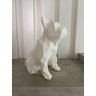Bulldog Francês low poly impressão 3D Branco - 3
