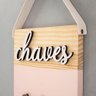 Porta-Chaves Em Pinus Rosa Chaves 17Cm - 5