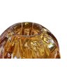 Esfera De Vidro Murano Italy Ambar E Dourado 12x10cm - 3