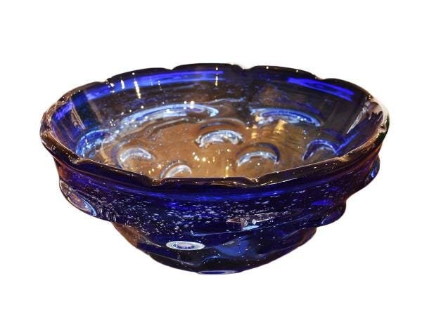 Centro De Mesa Murano Azul Home&Co- 12508 - 2